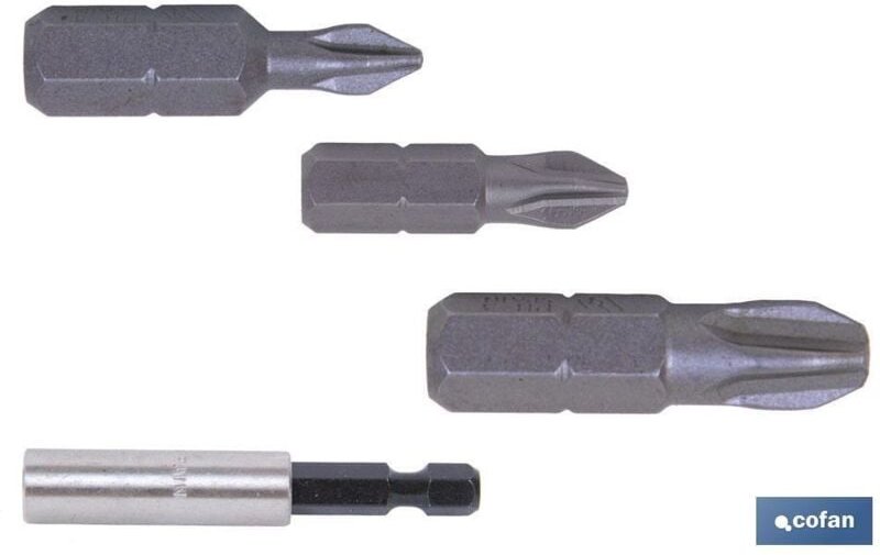 Bit-Sortiment 1/4 Ph-1-2-3x25+Adapter