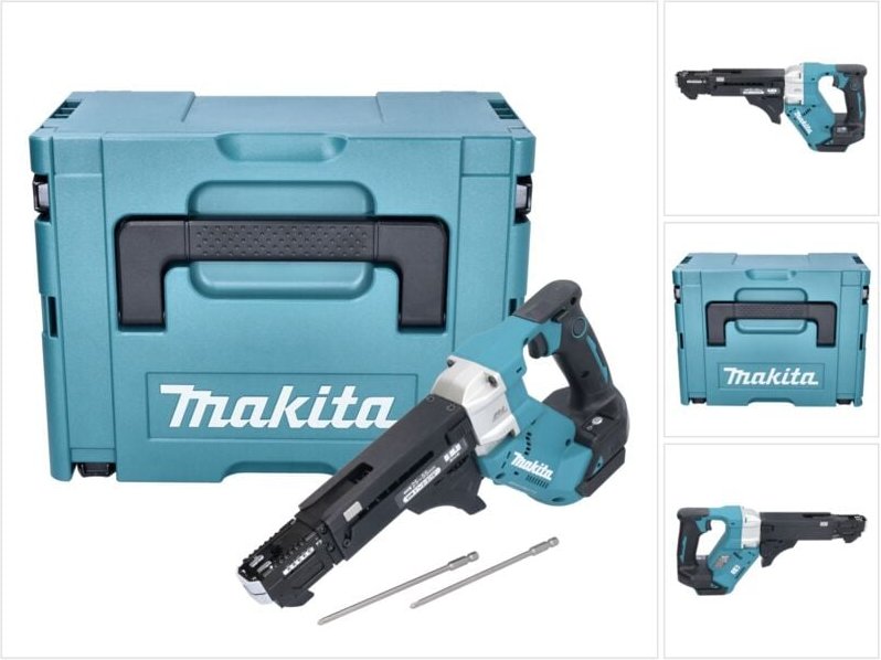 Makita DFR 551 ZJ Akku Magazinschrauber 18 V 25 - 55 mm Brushless + Makpac - ohne Akku, ohne Ladegerät