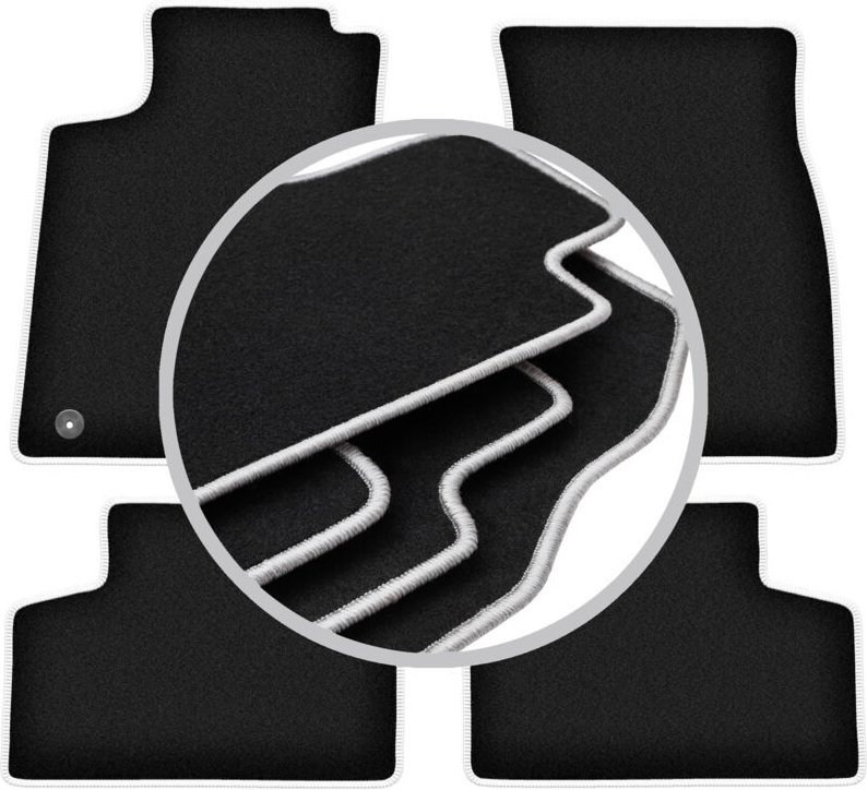 CARLUX-SILVER Autofußmatten für: Mercedes GLB X247 SUV (2019-)