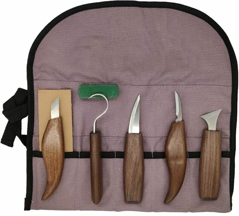 7 in 1 Holzbearbeitungsmesser-Set, handgeschnitztes Modellwerkzeug, DIY-Holzschnitzlöffel, Schnitzmesser
