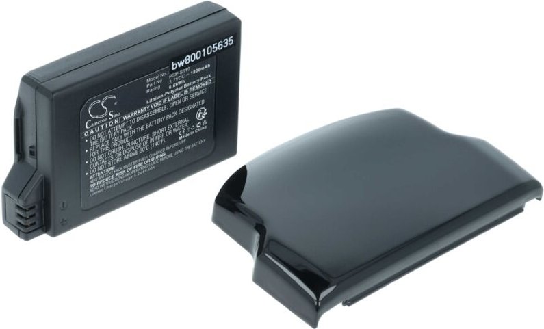 Vhbw - Akku Ersatz für Sony PSP-S110 für Spielekonsole (1800 mAh, 3,7 v, Li-Polymer)
