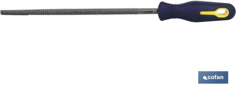 200 mm runde Raspel mit Griff