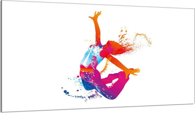 Glasschutzplatte für Herd 90x52 Weiß