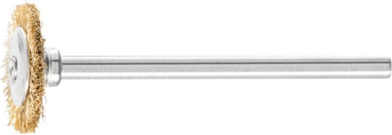 Minirundbürste rbu 2202/3 mes 0,10 D22xB2xL6mm ms Pferd