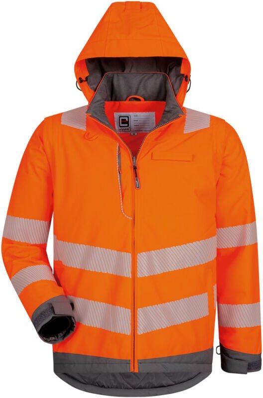 Elysee - Warnschutz 2-in-1 Jacke Hademar 22432 Gr. xs orange/grau