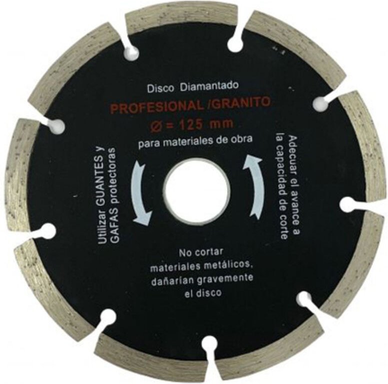 EDM - Matte Diamantscheibe. Harter 230 mm segmentierter Granit SP230