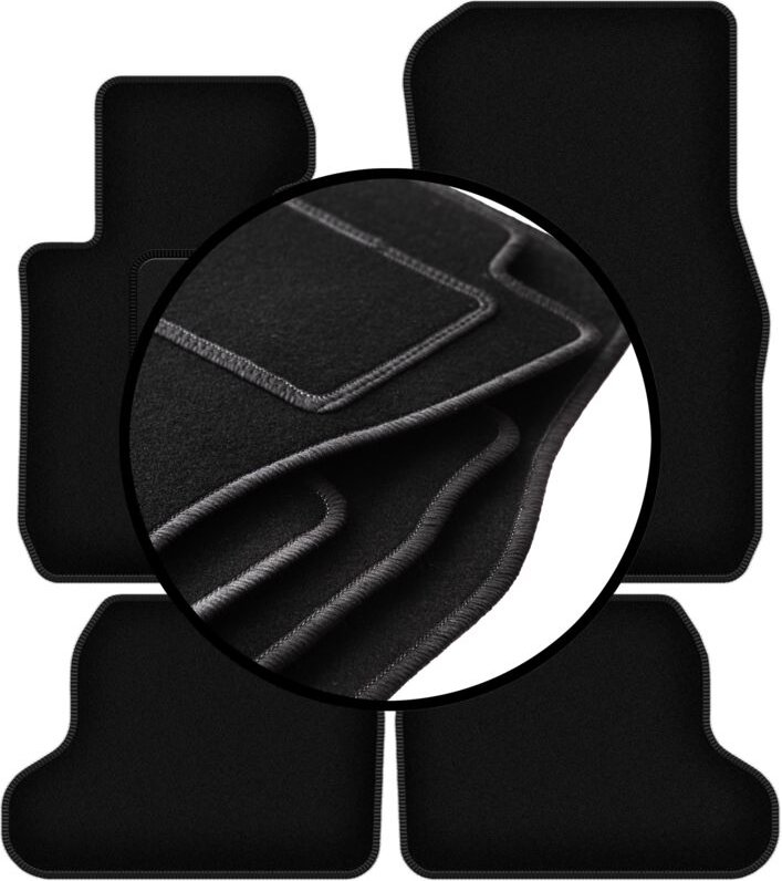 Komplettset Veloursmatten für: BMW 1 F22 Coupé (2011-2019)