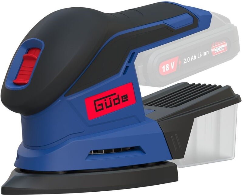 Güde - Q9 Akku Dreieckschleifer Deltaschleifer ds 18-0 Multischleifer Schleifer