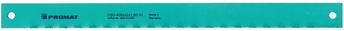 Nordwest Handel Ag - promat Maschinensägeblatt L400xB25xS1,25mm hss Loch-D. 8,5 mm Zähne per Zoll 1