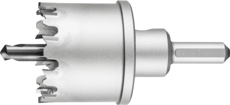 Hartmetall Lochschneider/-Lochsäge ø 45x35 mm Schaft-Ø 10mm Schnitttiefe 32 mm universal - Pferd