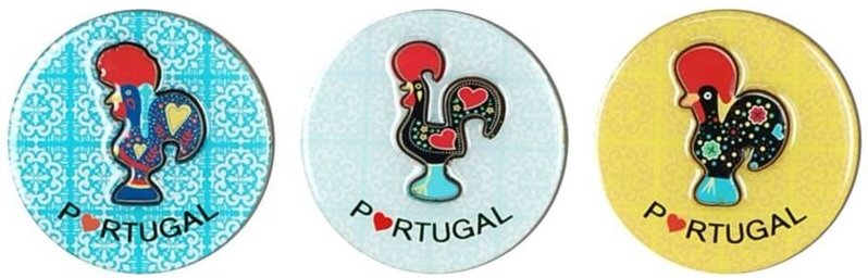 Signes Grimalt - Magnetisches Geschenk Magnetischer Gallos 3U Multicolor -Magnetik 6x6x1cm 17968