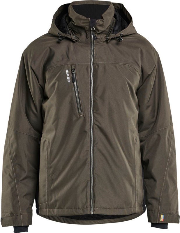 Arbeitsjacke mit technischem Futter 4890 - Olivgrün/Schwarz XS