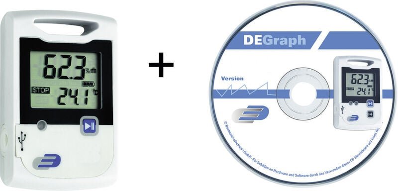 Thumbnail - Dostmann Electronic - 5005-1002 LOG20 Set Multi-Datenlogger Messgröße Temperatur, Luftfeuchtigkeit -3