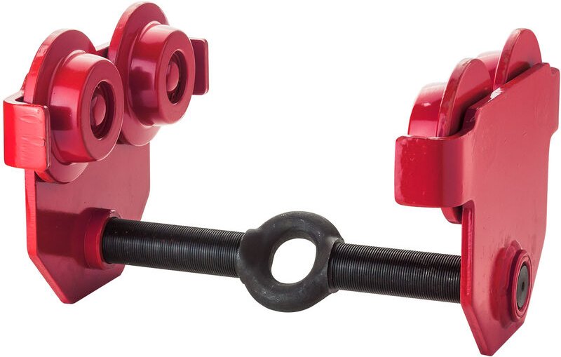 Dema - Laufkatze Schienenlaufkatze Handfahrwek Rollfahrwerk Seilwinde Kettenzug 1t