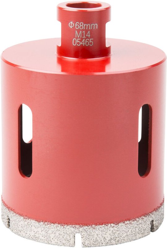 Profi Diamant Fliesen Bohrkrone, M14, Durchmesser 68 mm, Dosenbohrer, Dosensenker, für Winkelschleifer mit M14 Gewinde, ...