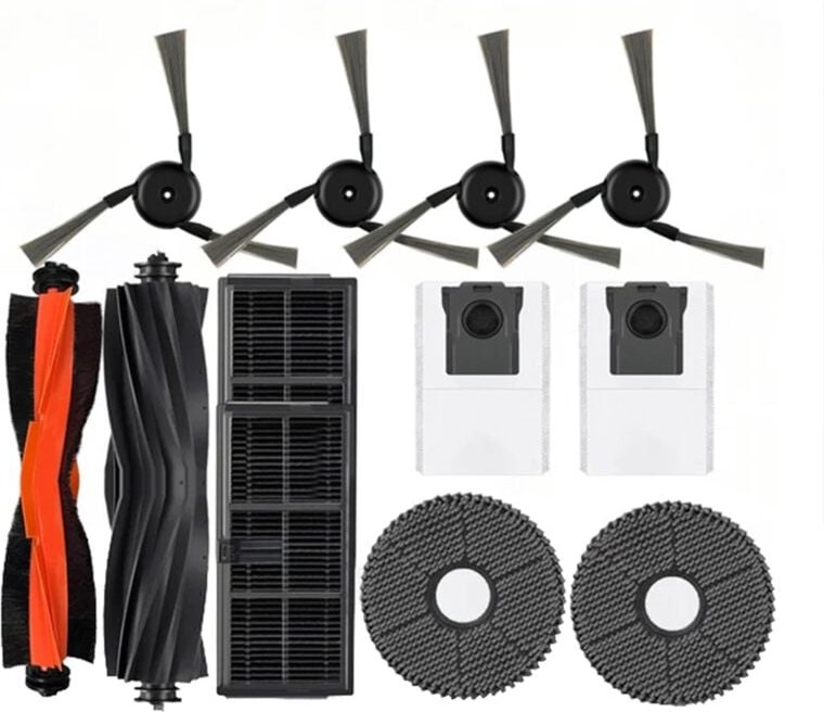 Thumbnail - Für Bot X40 Ultra Wichtigsten Seite Pinsel Filter Mopp Tuch Staub Taschen
