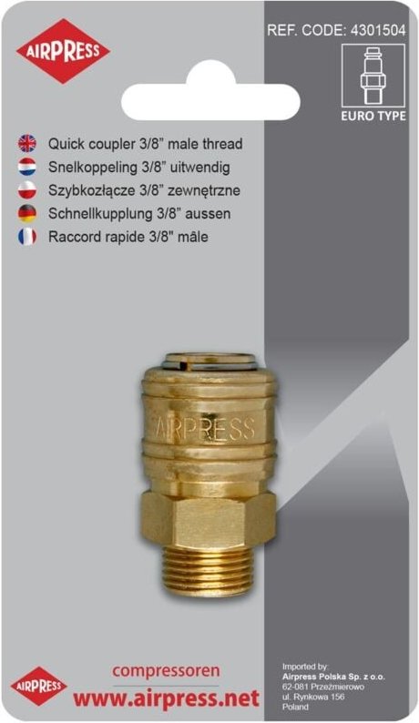 Schnellkupplung Mit 3/8'' Aussengewinde - Ap 4301504
