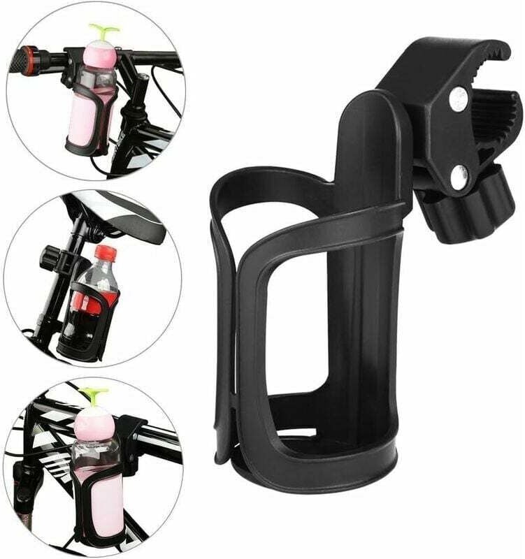 Thumbnail - Flaschenhalter, 360-Grad-Drehung, Getränkehalter für Fahrräder, Mountainbikes, Kinderwagen und Rollstühle