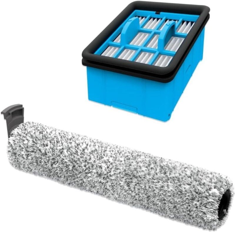 Thumbnail - Ersatzbürstenrolle und HEPA-Filter für den kabellosen Bissell 3912N 4046 Stabstaubsauger (1 Bürstenrolle + 1 HEPA-Filter...