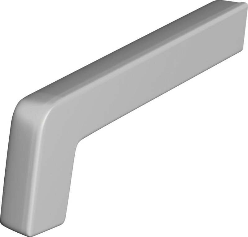 Pvc Seitenteile silber 90 mm Fensterbank - Sarei