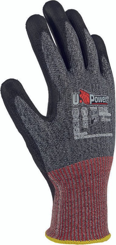 Salsa Schnittschutzhandschuhe Typ f - Grau/Rot 9