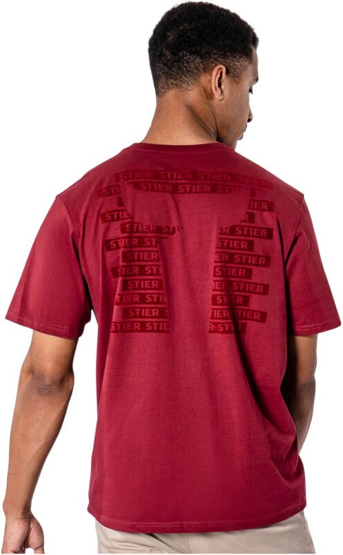 Heavy Tee l Deep Red - Stier