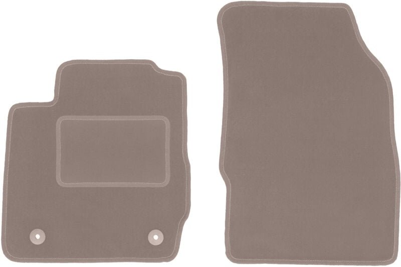 Beige Vordermatten für: Ford Fiesta MK7 Fließheck (2011-2017)