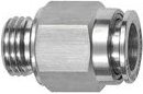 Riegler Gerade Steckverschraubung G 1/4 a., Schlauch-Außen-Ø10, ES 1.4404