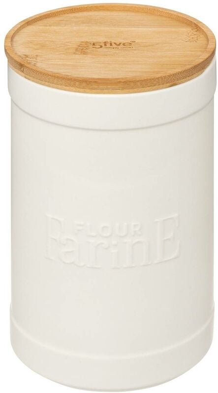 5five Simply Smart - Mehldose naturéo aus weißer keramik - 5five