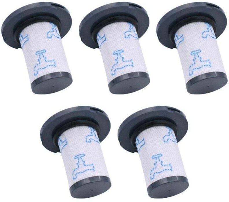 5 Stück waschbarer Filter für ZR009007 RH9890WO, RH9879WO, X-FORCE FLEX Rod Staubsaugerzubehör