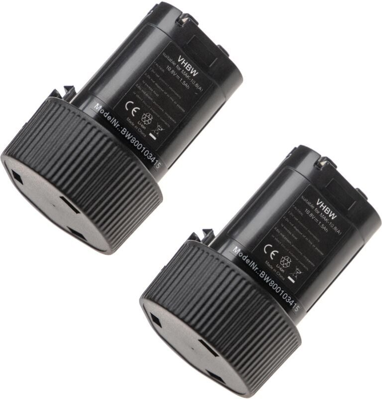 Thumbnail - vhbw 2x Akku kompatibel mit Makita UH200, UM164, UM164DW, UH200DWE, UH200DWEX, UH200DZ, UM164DWE Werkzeug (1500 mAh, Li-...