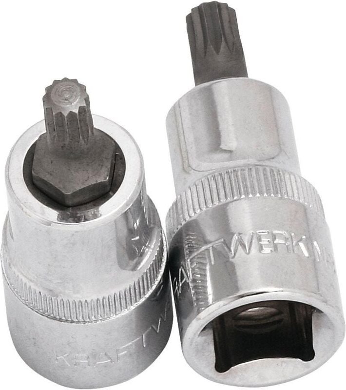 Kraftwerk - 1/2' Vielzahn-Bit-Stecknuss M14
