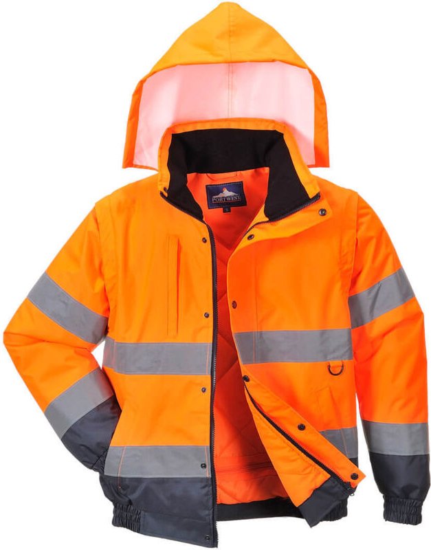 2-in-1 Blouson HiVis Orange 2XL