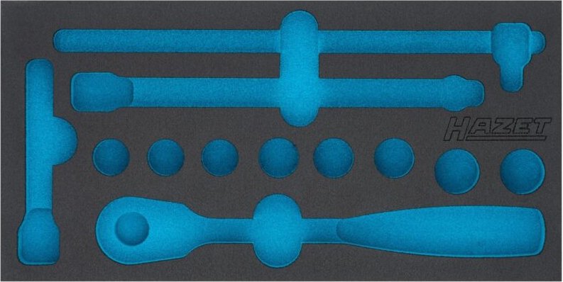 2-Komponenten Weichschaum-Einlage 163-562L, 342 mm x 172 mm - Hazet