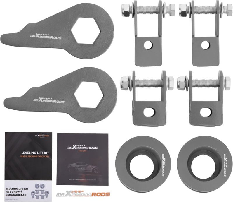 Maxpeedingrods - Full Lift Kit1- 3' Front 2' Rear for gmc Yukon Chevy Suburban Tahoe 2002-2006
