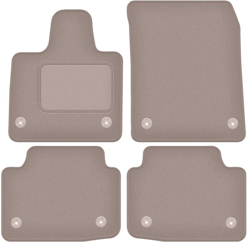 Beige Veloursmatten für: Jaguar I-Peace SUV (2019-)