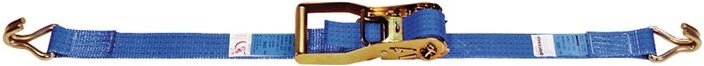 Zurrgurt din en 12195-2 Länge 8 m Breite 50 mm mit Ratsche + Spitzhaken lc u 4000 daN - Dolezych