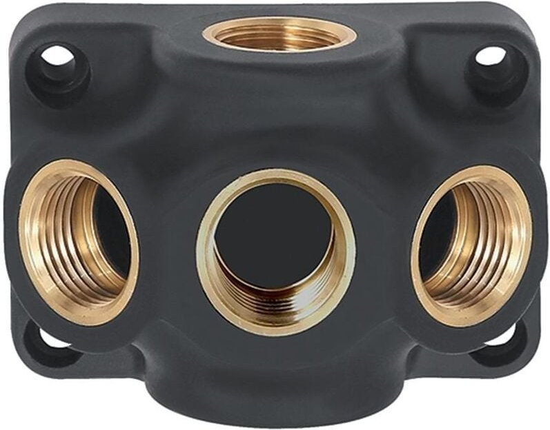 Endverteilerdose Kunstst. ig 1xG3/4, 3xG3/4 Riegler