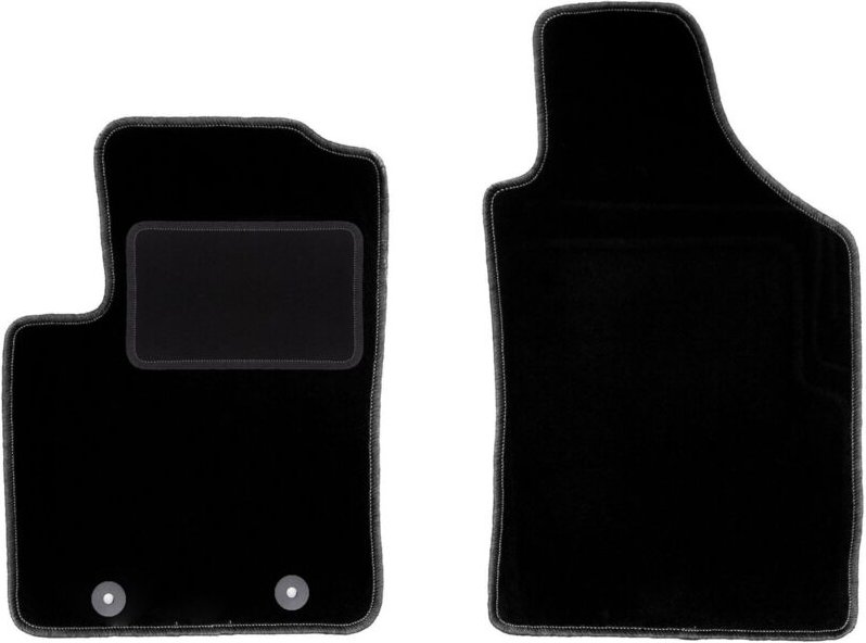 Vordere Matten schwarz für: Fiat 500 Cabrio, Fließheck (2007-2013)