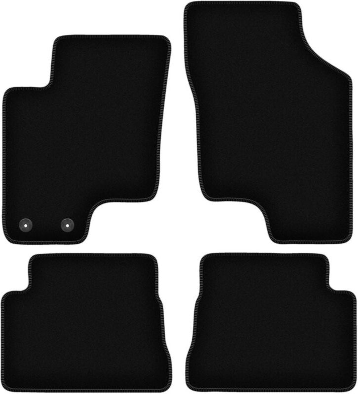 BASIC schwarze Veloursmatten für: Hyundai Getz Fließheck (2002-2010)