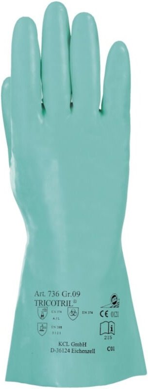 Handschuh Tricotril 736, l 300mm,Gr.8,grün 10 Stk - Honeywell