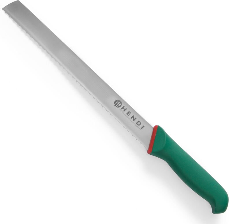 Green Line Brotmesser mit Wellenschliff, Länge 380 mm - Hendi 843888