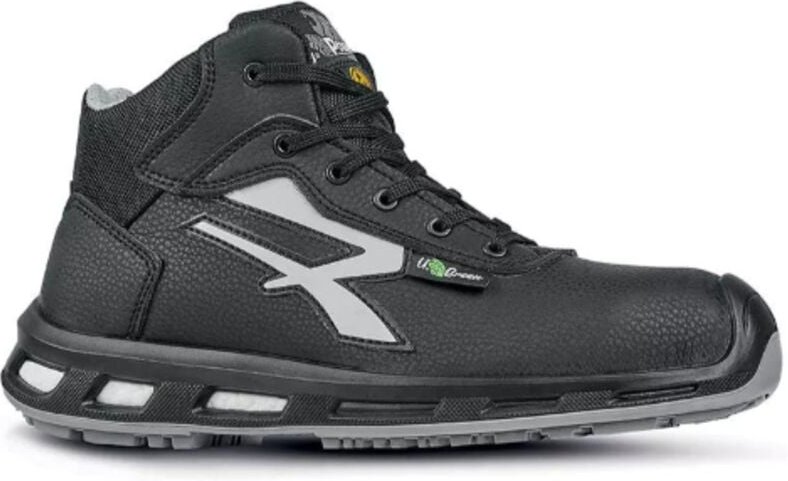 Hochsichere Sicherheitsschuhe COAST UK S3 SRC CI ESD - Schwarz/Weiß 35