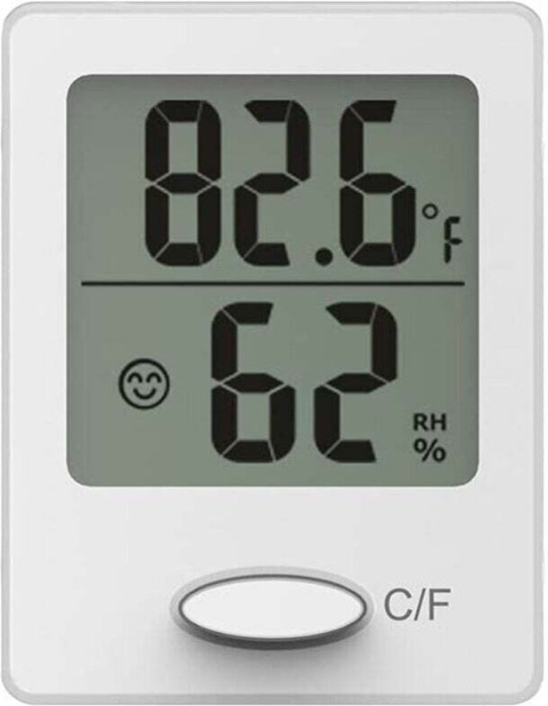 Mini-Digital-Hygrometer, hochpräzises digitales Umweltthermometer, umschaltbarer Temperaturmonitor in °C/°F, Reptilienth...