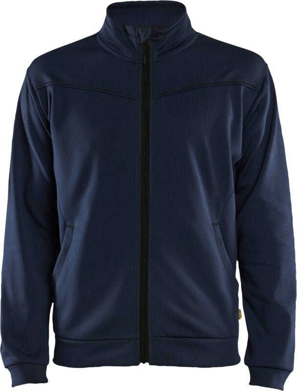 Arbeits-Sweatshirt mit Reißverschluss 3362 - Dunkelmarine/Schwarz S