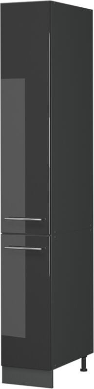 Thumbnail - Küchenunterschrank Fame-Line, Anthrazit Hochglanz, 30 cm, Vicco