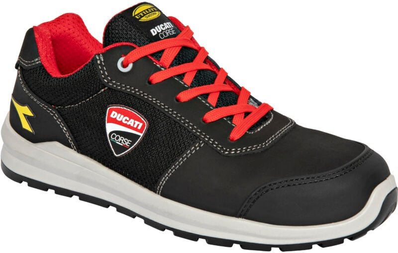 Sicherheitshalbschuh Ducati Speedy Race S1PS - T.39 - Schwarz/Fungus Diadora 701.181702-C2541 T.39