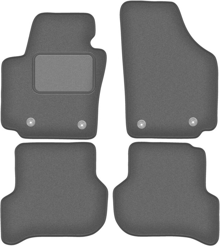 Graphit-Fußmatten für: Seat Altea XL Minivan (2006-08.2008)
