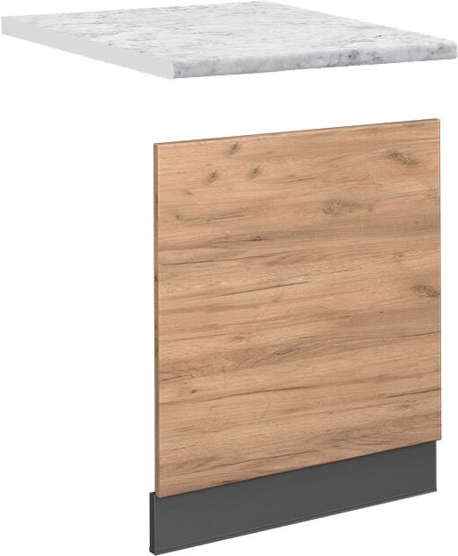 Thumbnail - Vicco - Frontblende Fame-Line, Goldkraft Eiche, 60 cm , ap Marmor