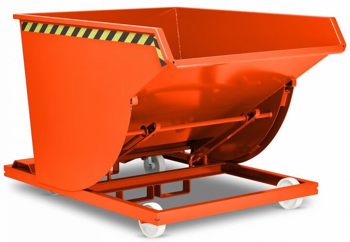 RR Industrietechnik Selbstkipper Typ RSK-S-100 1580x1640x1060mm 1000dm³ RAL 2004 Reinorange